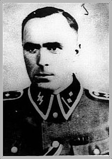 SS officer Gottfried Schwarz, deputy commandant of the Belzec camp.